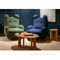 Chaises d&#39;ours en peluche de Dezeen